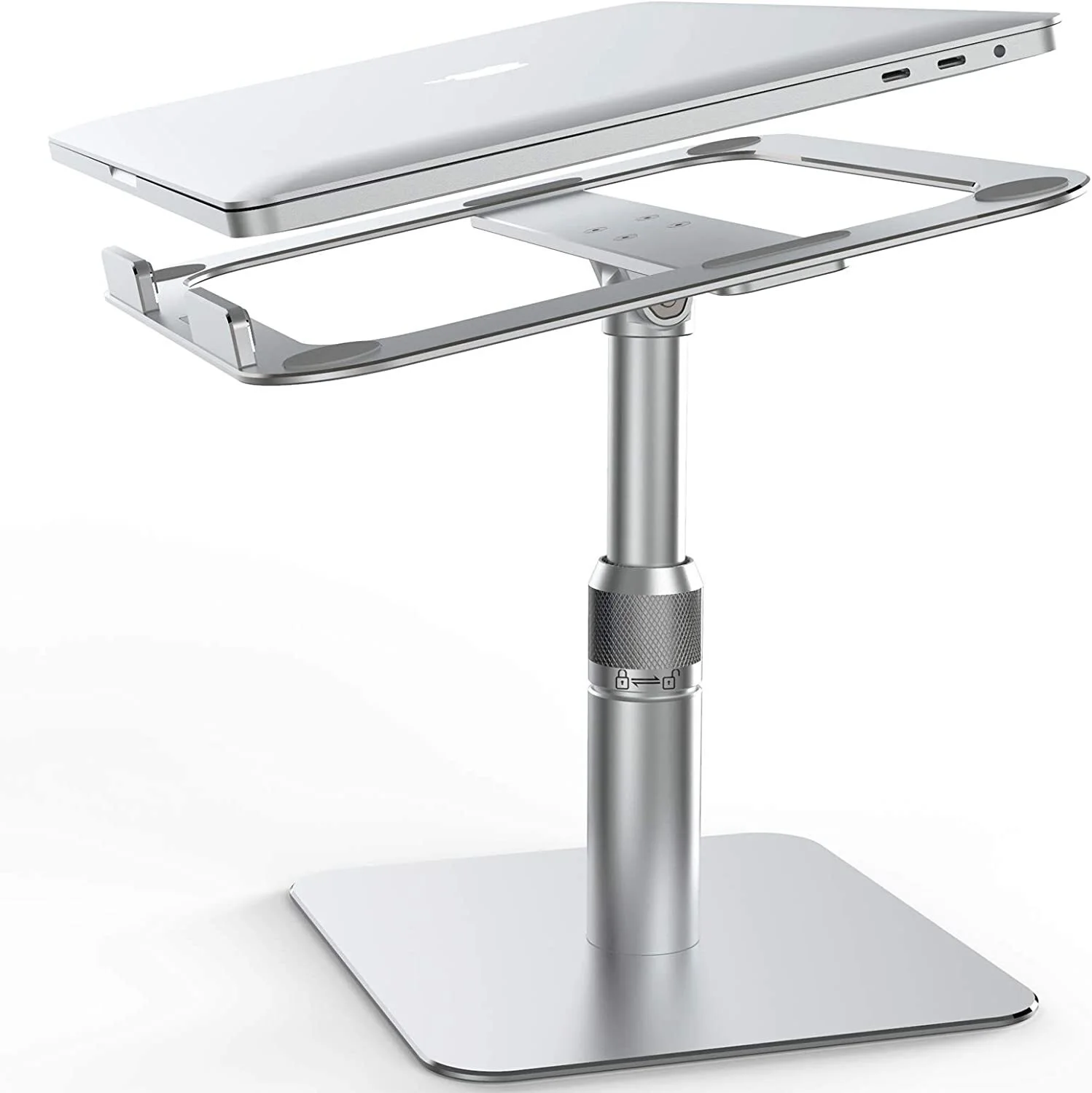 

VMEI Laptop Stand Adjustable Height,MacBook Stand[Can 360 Rotating] Ergonomic Aluminum Adjustable Laptop Stand Compatible with