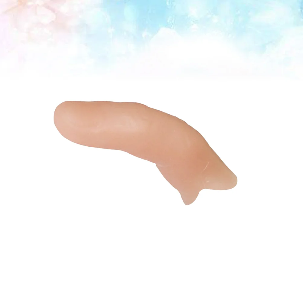 

5pcs Rubber Thumb Simulation Finger Cover Fools' Day Halloween Props Toy