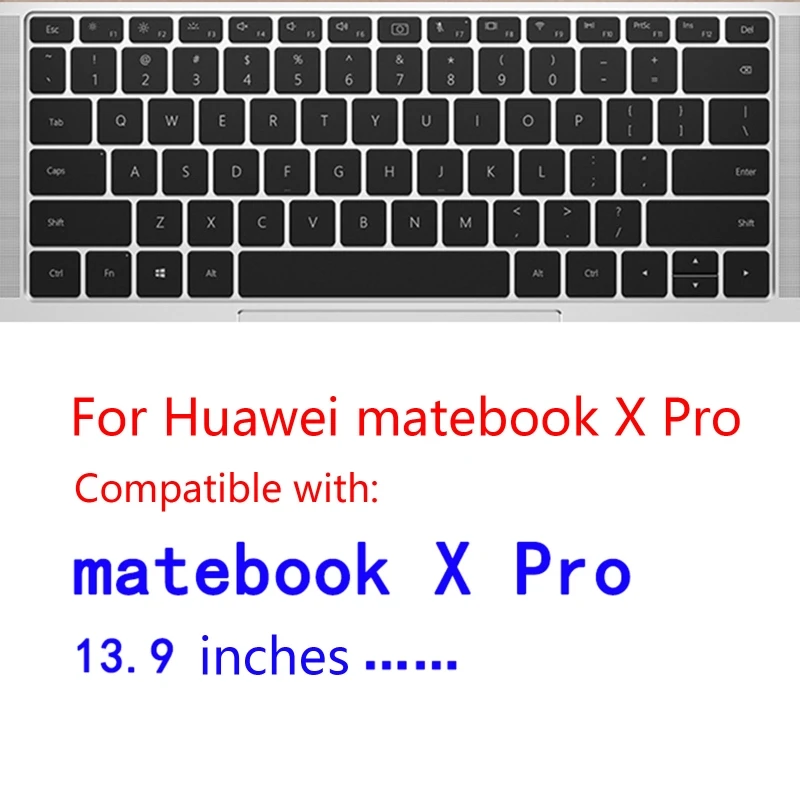 HuaweiMateBook X Pro 13.9 Matebook13 14 15 D14 13.9 &키보드 보호 필름 용 노트북 키보드 커버 보호기 스킨