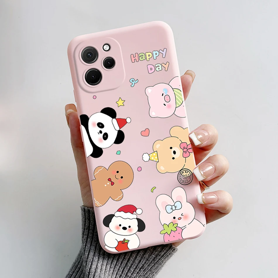 Cute Bear Cartoon Frog Shockproof Back Cover
