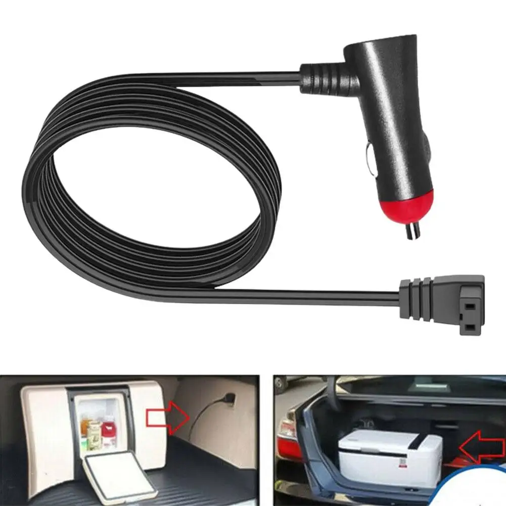 자동차 냉장고 케이블 12V 24V 냉장고 전원 코드 2/4m 2핀 시가 라이터 충전 라인 전자제품 자동차 액세서리