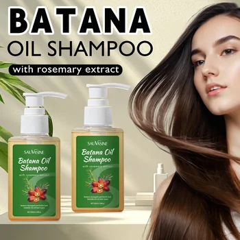 100ML Batana Oil Shampoo for Soothing Scalp Intense Repair Batana Nourishing Shampoo with Rosemary Extract for All Hair Types 1