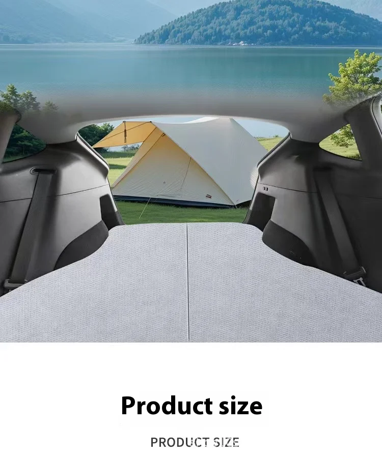 Tesla Y car mattress inflatable free memory foam mattress camping portable car sleeping storage bag and sheets