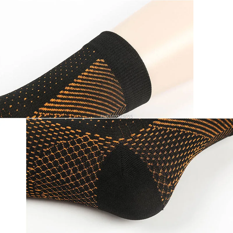 1Pair Neuropathy Socks For Men Women Soothe Compression Socks For Neuropathy Pain Ankle Brace Plantar Fasciitis Swelling Relief compression socks