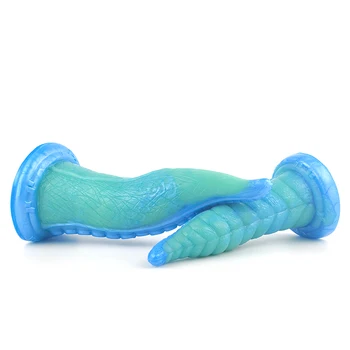 YOCY Large Tentacle Dildo Liquid Silicone Anal Plug Deep Sea Color Octopus Animal Dildo With Suction Cup For Vaginal G-Spot 5