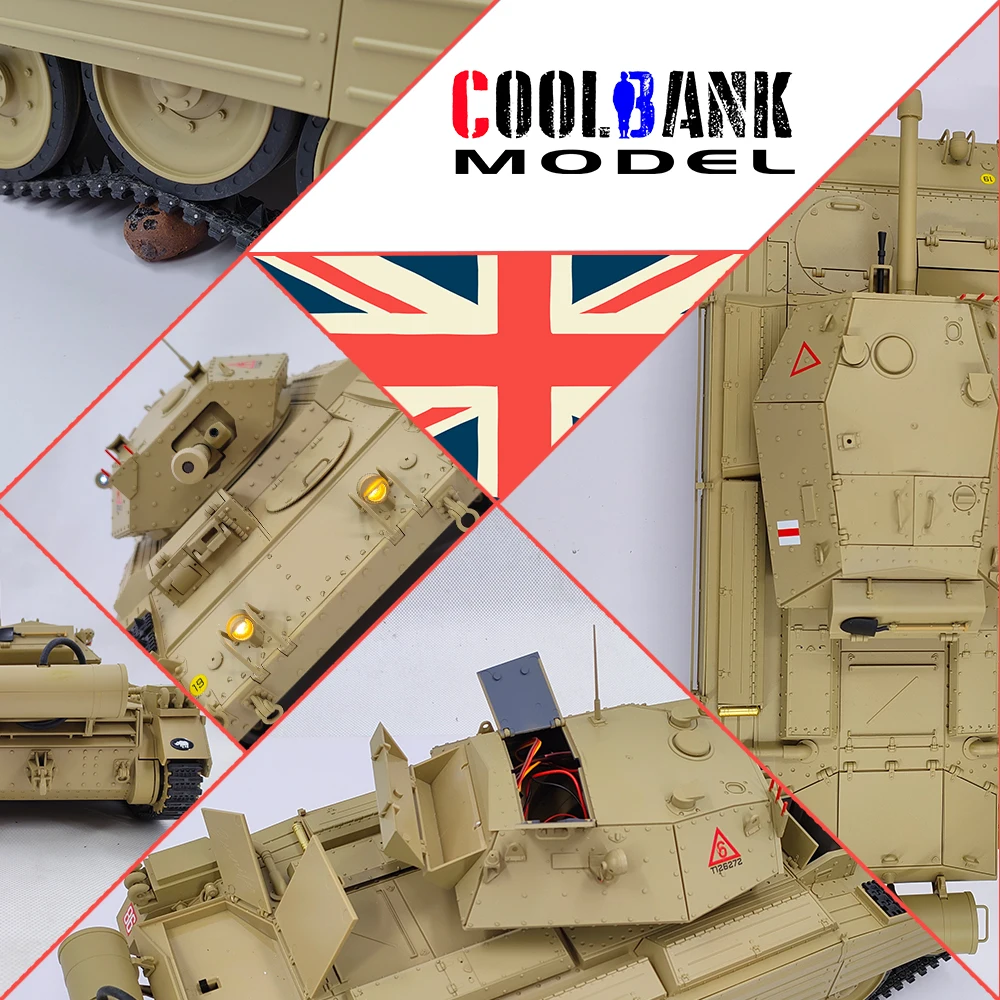 Cool Bank Model 1/16クルセーダーmk3巡航戦車 ラジコン Coolbank 1:16 RC Tank UK Crusader Mk.III Model tank Combat