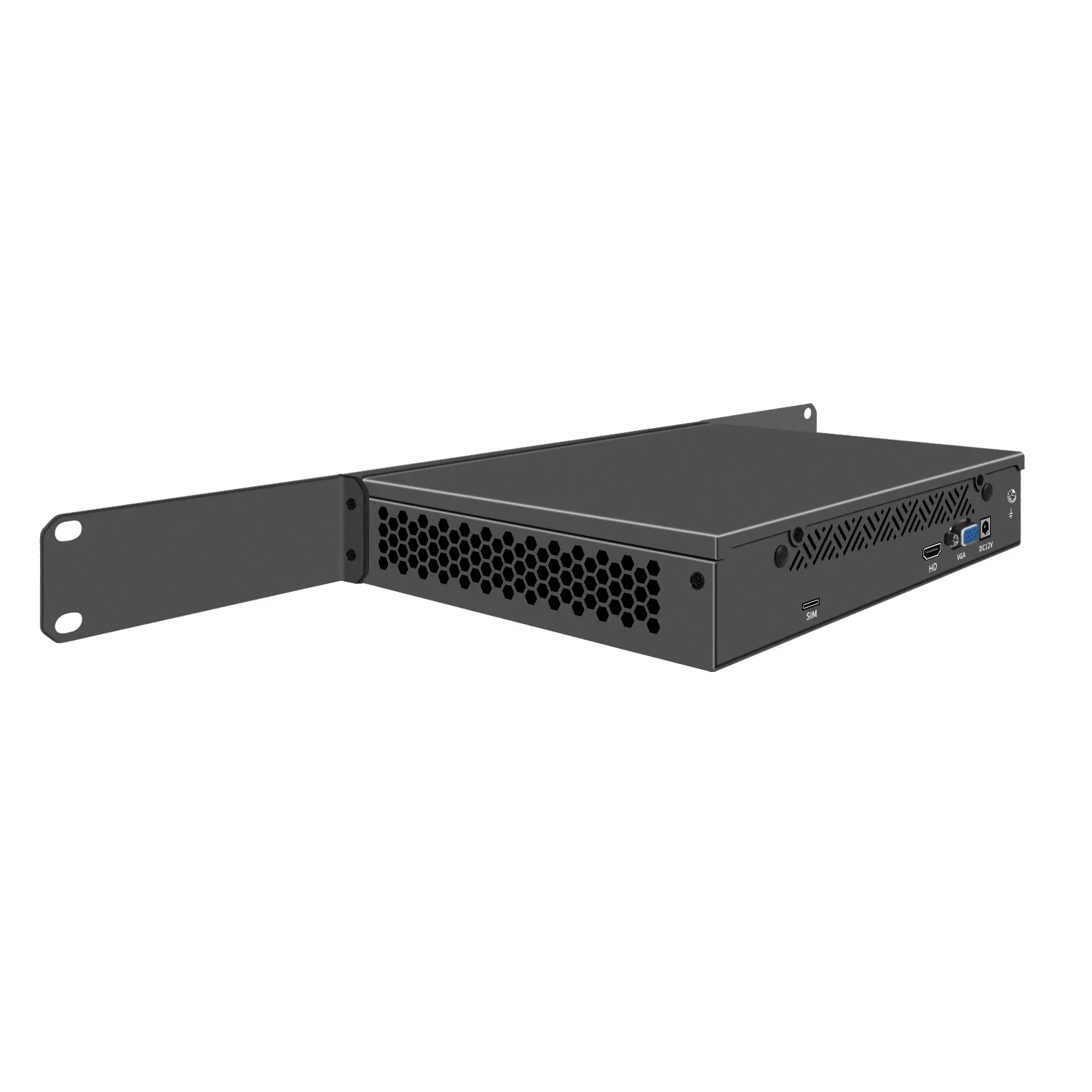 1U Cabinet Firewall Appliance 10Gbe, OPNsense, VPN, Network Rackmount, Intel Alder Lake N100, 4*/2*10G SFP+4*i226-V 2.5G LANs 4