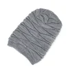 Tide Knitted Woolen Hat Winter Plus Velvet Warm Diamond-shaped Hedging Men's Outdoor Cap 4