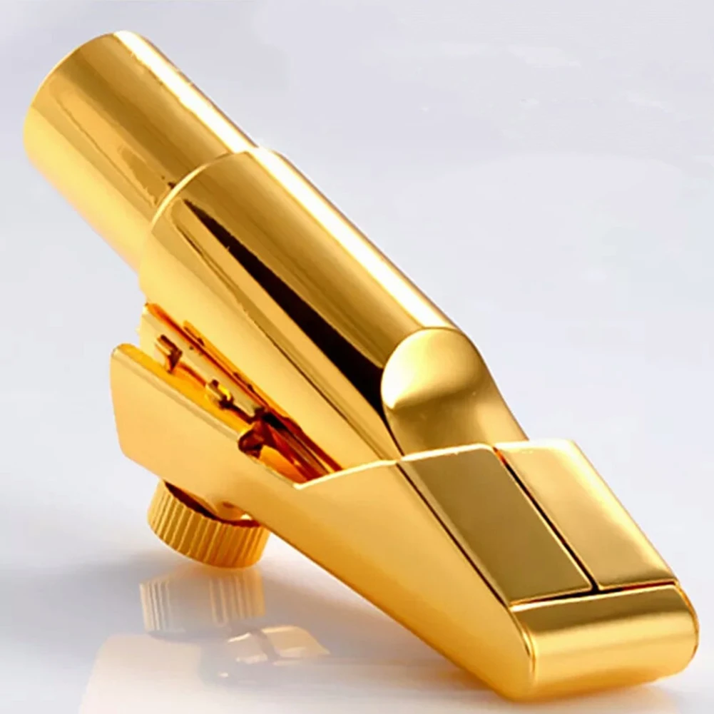 

Saxophone Metal Mouthpiece Ligature Cap For Tenor Soprano Alto Sax Size 56789 Gold Plating Sax Mouth Pieces Accessories Brass