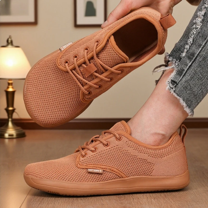 Women Wide Toe Shoes Breathable Hot Selling Walking Shoe in 2025 Flat Soft Mesh Single Shoes Ultra Comfortable Wide Toe Sneakers