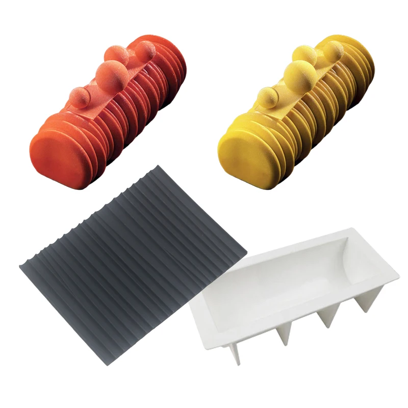 Silicone Cake Molds with Irregular, Heart, and Cloud Textures
