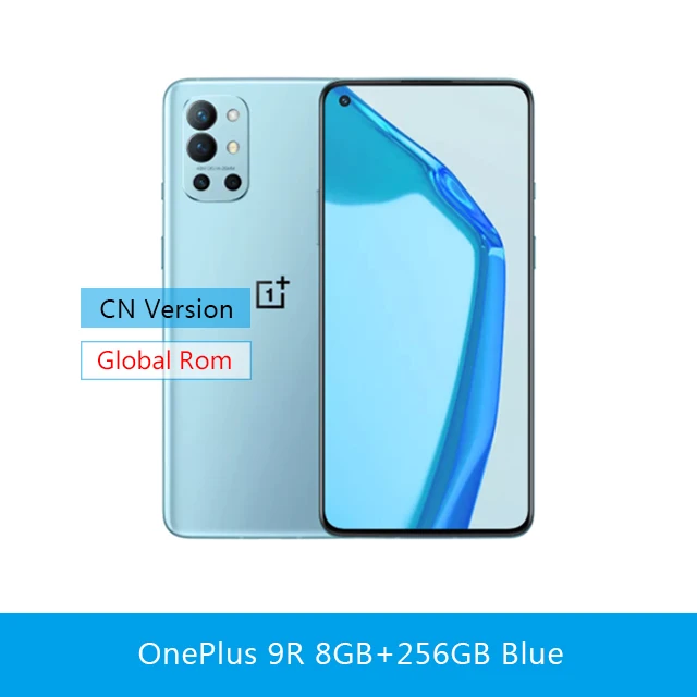 Original Global Rom OnePlus 9R 5G Smartphone 9 R Snapdragon 870 8GB 128GB 6.55'' 120Hz AMOLED Screen 65W Warp Mobile Phone oneplus cell phone models OnePlus