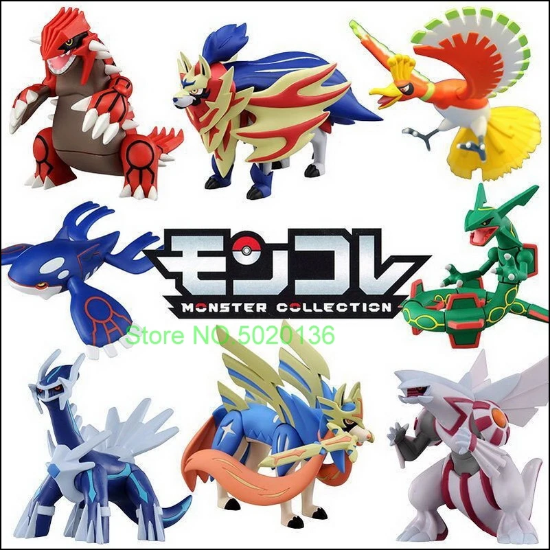 Figuras lendárias de Pokémon Originais, Zacian, Zamazenta, Dialga