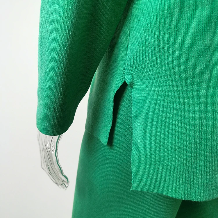 جديد بلوزه واسعه بهاينك بنطلون فضفاض شتوي ملابس قطعتين شتويه اناقه ازياء ترند