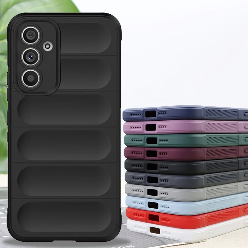 Per Samsung Galaxy A54 5G Custodia Samsung Galaxy A04E A04S A14 A34 A55 5G Cover Cover Posteriore In Silicone Antiurto Samsung A54 5G