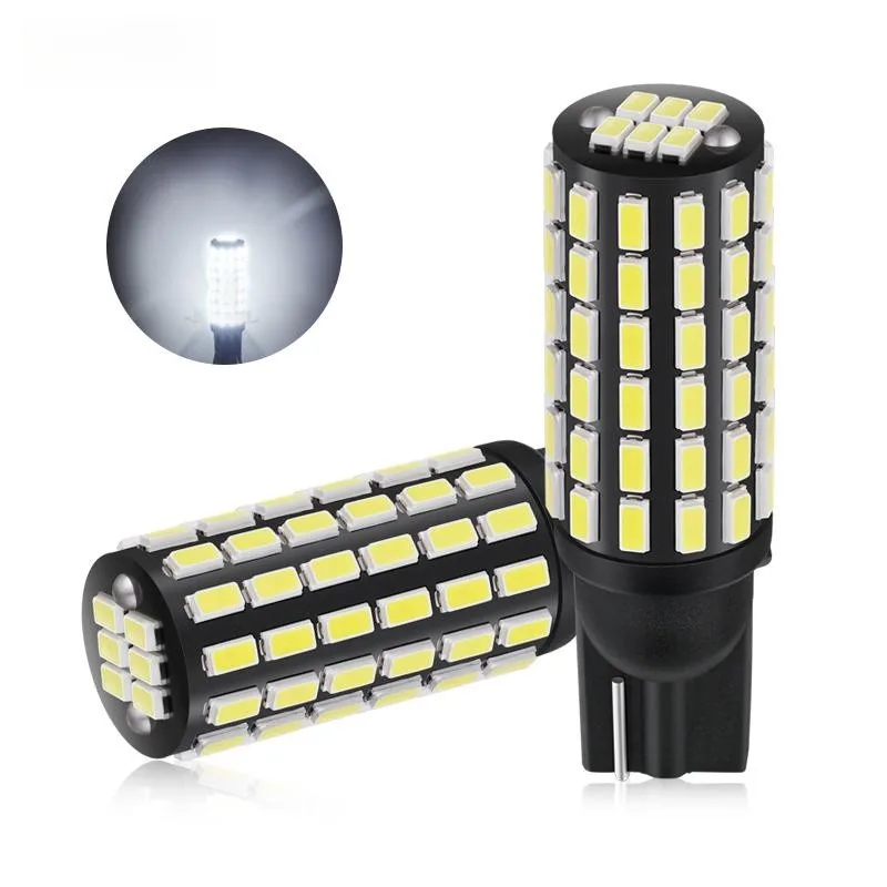 

OBOLED 2PCS High Power W5W T10 194 168 LED Extreme Bright 501 78SMD 3014 Chip Bulb Car Parking Backup Reverse Wide Light 12V 24V