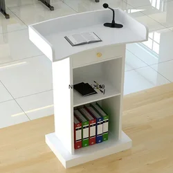 Mobilier de bureau, réception, pupitre, pupitre, pupitre, pupitre, pour église, salle de réunion moderne, bureau Emcee, étagères pour livres 