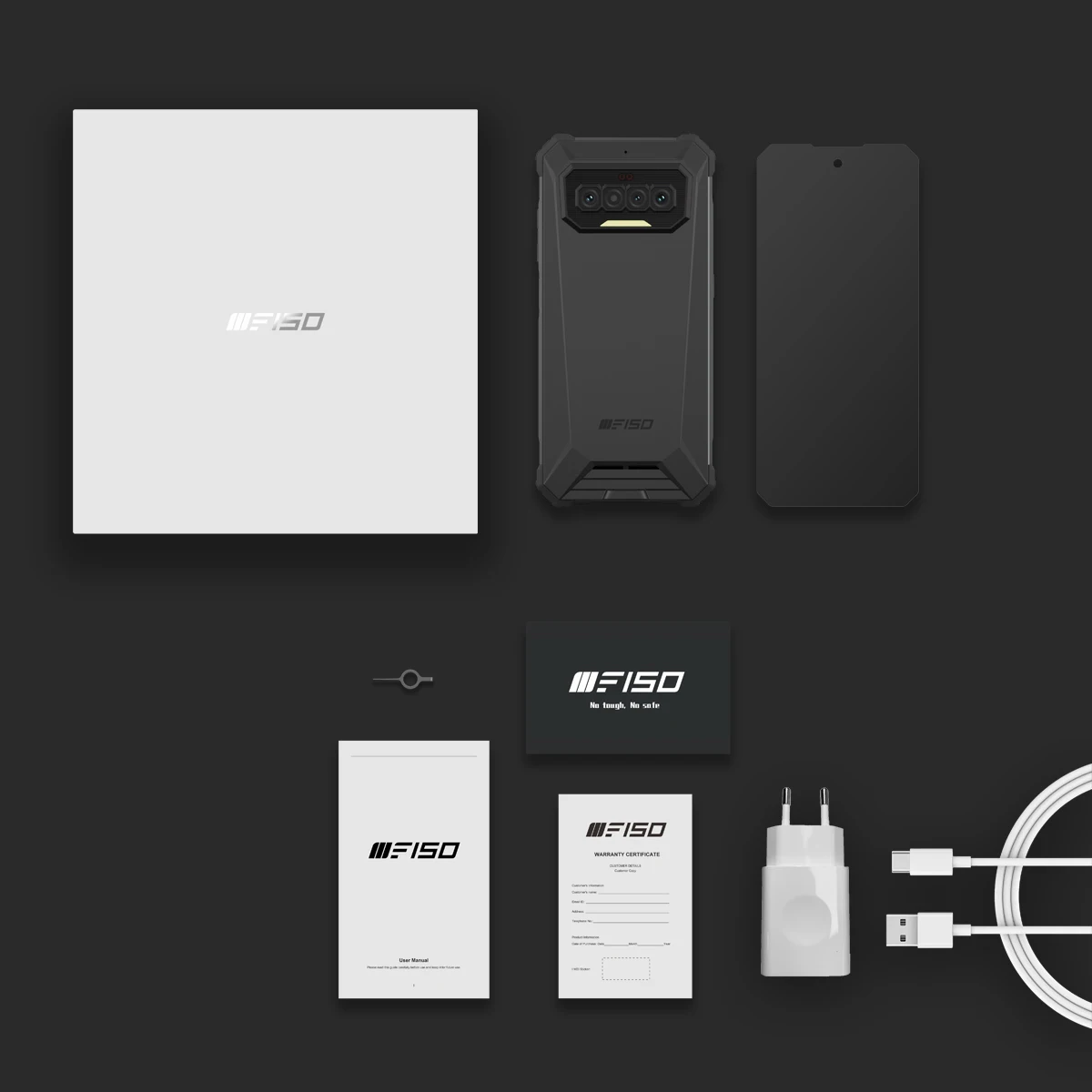 IIIF150 R2022 64MP+20MP AF Night Vision 6.78'' FHD 90Hz Smartphone IP68/69K Waterproof G95 8GB+128GB 8300mAh NFC Rugged Phone 6
