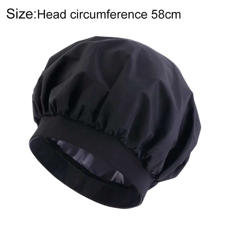 Women Shower Cap Waterproof Elastic Bath Hat Hair Covers Bathing Caps Beanie Beauty Perm Cap Dustproof Bathroom Accessories