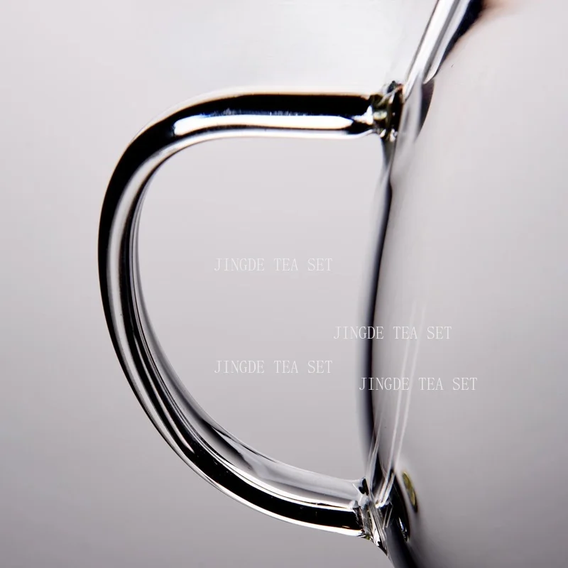 Heat Resistant High-temperature Glass Thickened Fair Cup with Tea Leakage Kung Fu Tea Set Circular Tea Divider