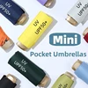 Mini Pocket Umbrella Small Sun Rain Umbrellas Vinyl Folding Umbrella UV Ultraviolet Protection Sun Shade Pocket Parasol Capsule 3