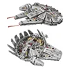 New 1381 Pcs Space Millennium War Ship Spacecraft Set Falcon Alien MINI 75105 Figure Model Building Blocks Bricks Toy Kids Gift 4