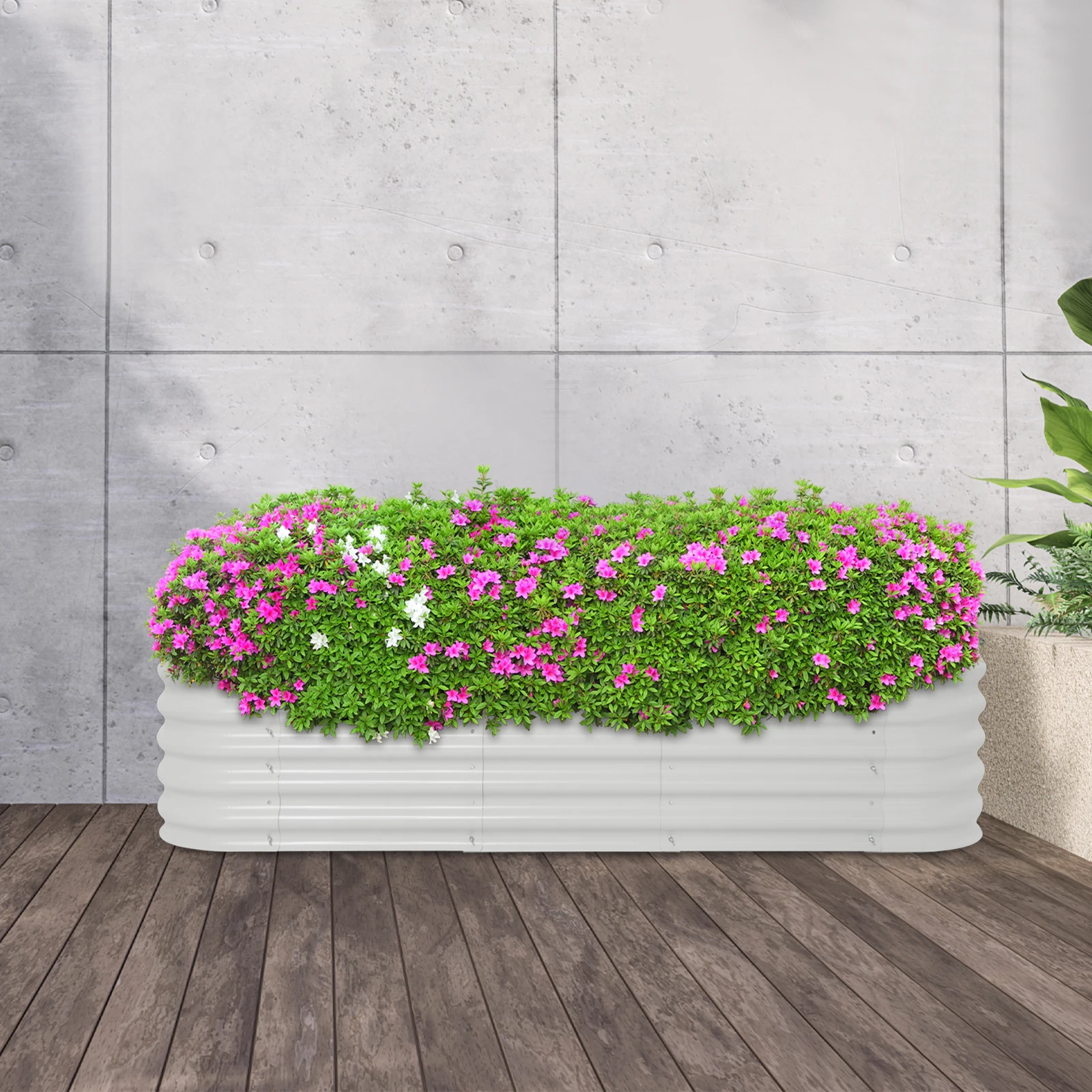 240x60x43cm Raised Garden Bed, Garden Beds, Outdoor Garden Raised Planter Box