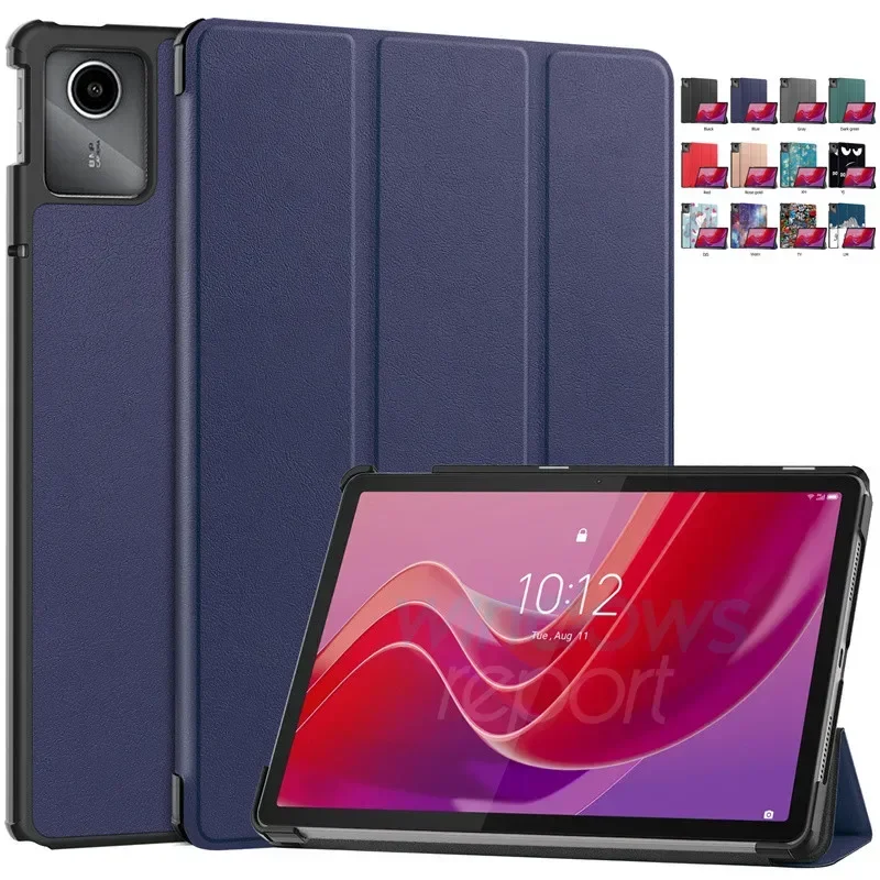Suporte Tri-folding Smart Tablet Cover para Lenovo Tab M11 Xiaoxin Pad 11 Case 2023