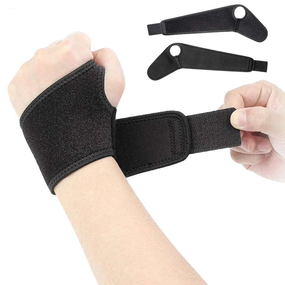 

1Pcs Gym Wrist Band Sports Wristband Adjustable Wrist Brace Wrist Support Splint Fractures Carpal Tunnel Wristbands for Fitness