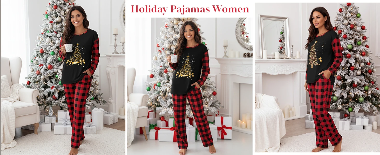 Holiday pajamas women