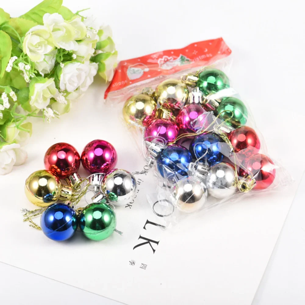 thumbnail image 1 of 24 bolas navideñas para árbol de Navidad, adornos para árbol de Navidad irrompibles, bolas colgantes para bodas y fiestas, 1 of 5