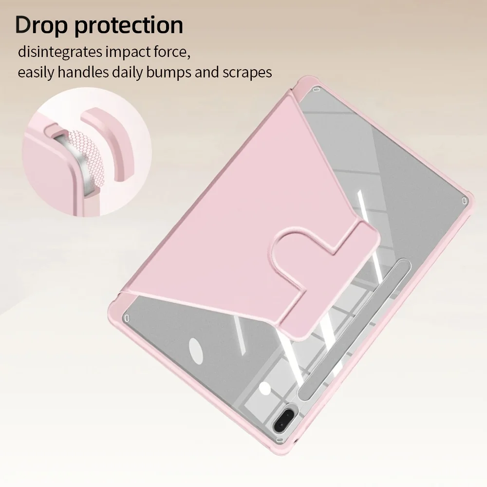Universal 360° Rotation Tablet Case with Enhanced Protection and Versatile Viewing Angles