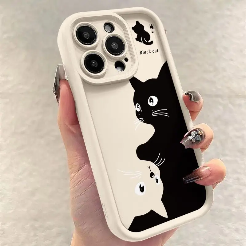 thumbnail image 1 of Sanrio Hello Kitty Cat Pom Purin TPU Soft Phone Case for iPhone 15 14 13 12 11 Pro Max XR XS X 7 8 Plus SE2 Silicone Cover Funda, 1 of 5