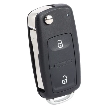 Keyforkess frequenza regolabile 315MHz/ 433MHz ID48 sostituzione Chip Flip Remote Key Fob per Volkswagen Amarok Transporter 2011-2016 - KEYECU frequenza regolabile 315MHz 433MHz ID48 sostituzione Chip Flip Remote Key Fob per Volkswagen Amarok