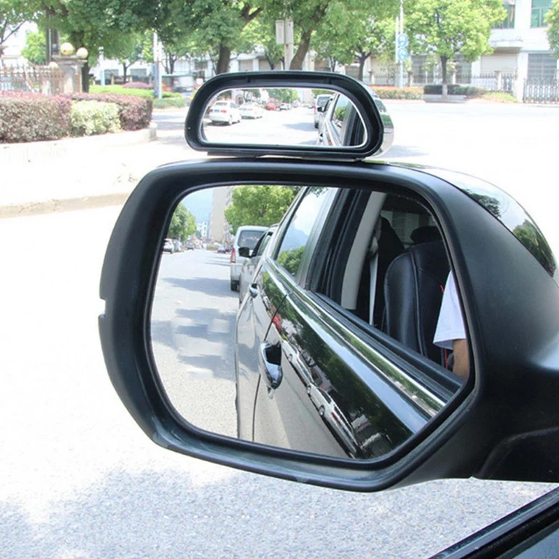 Rear View Mirror 360 Degree Adjustable Wide Angle Side Rear Mirror Blind Spot Convex Mirrors for Car Reverse Parking Auxiliary