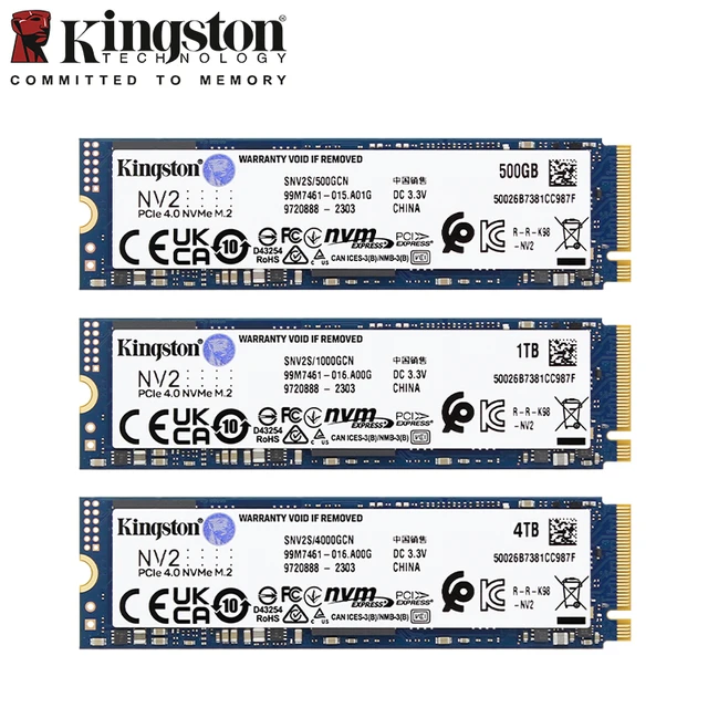 Kingston SSD NVME M2 1TB 2TB 4TB Internal Solid State Drive NV2 500GB 250GB  Hard Disk Original SSD Kingston For Notebook Desktop - AliExpress