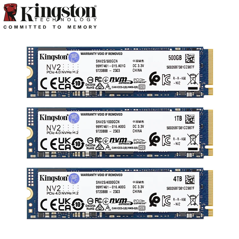 Kingston NV2 M.2 NVMe SSD-disk - SSD