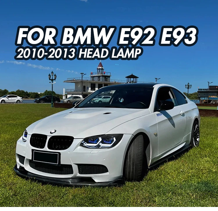 LED-Scheinwerfer für 2011-2013 BMW E92 E93 M3 3er-Serie 325i 328i 330i 335i HID Xenon Coupé Ohne AFS LED-Projektor-Scheinwerfer – Detail 1