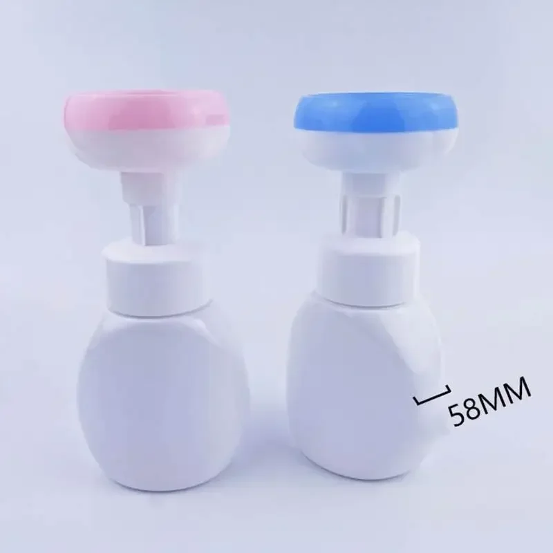 

100ML Flower Liquid Soap Dispenser Stamp Hand Pump Bottle Floral Foam Bubbler Handsoup Bathroom Travel Storage Jar