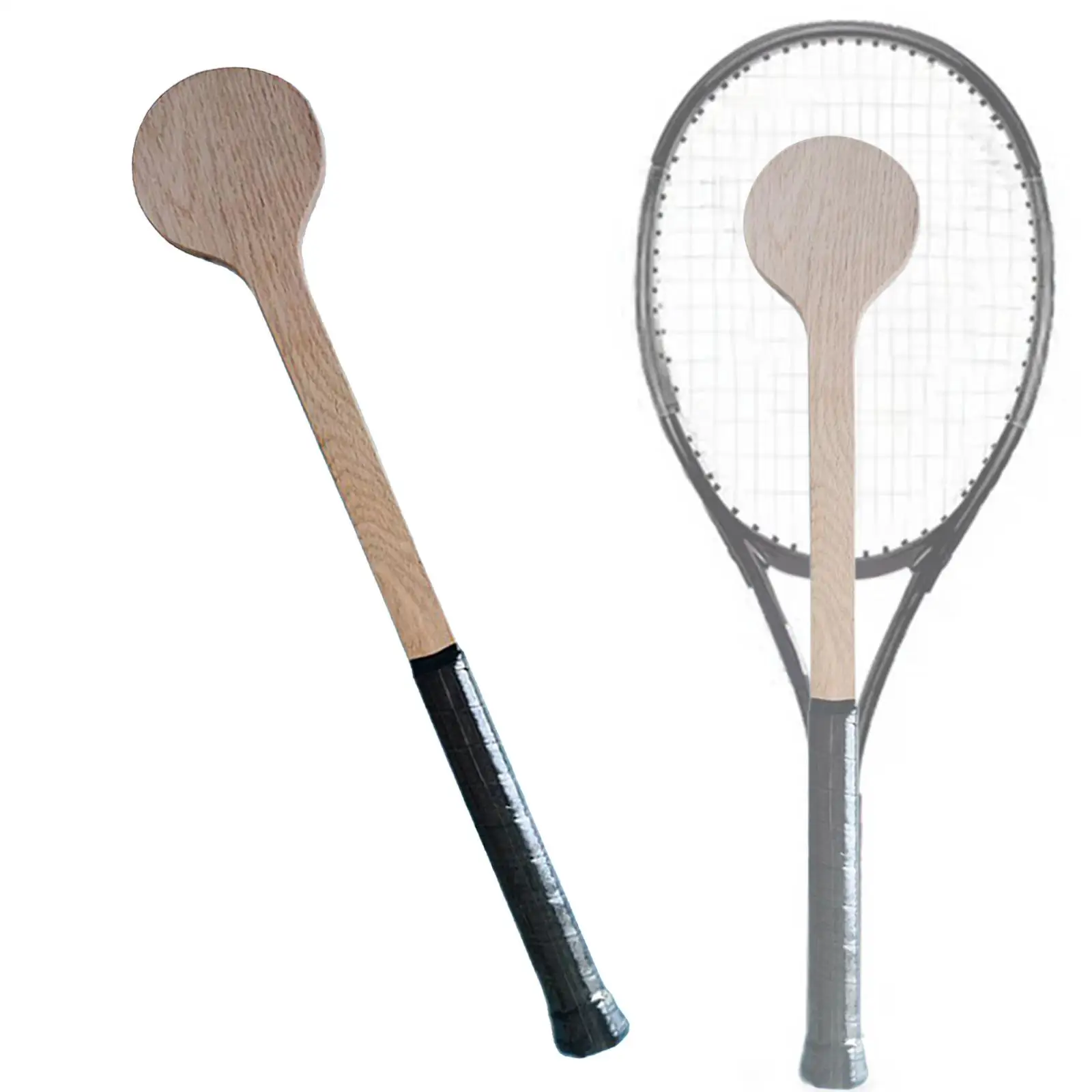 Tennis Racket Wooden Pointer MI Tennis Spoon Practicing