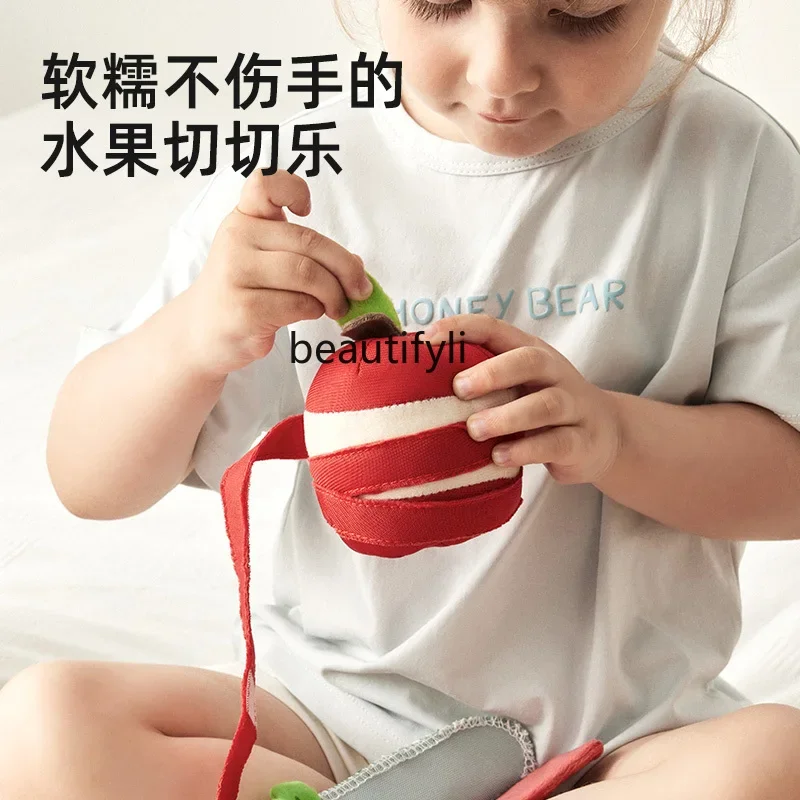 Children play house cut fruit kitchen cut chile newborn simulation educational toy baby 0-1 years old