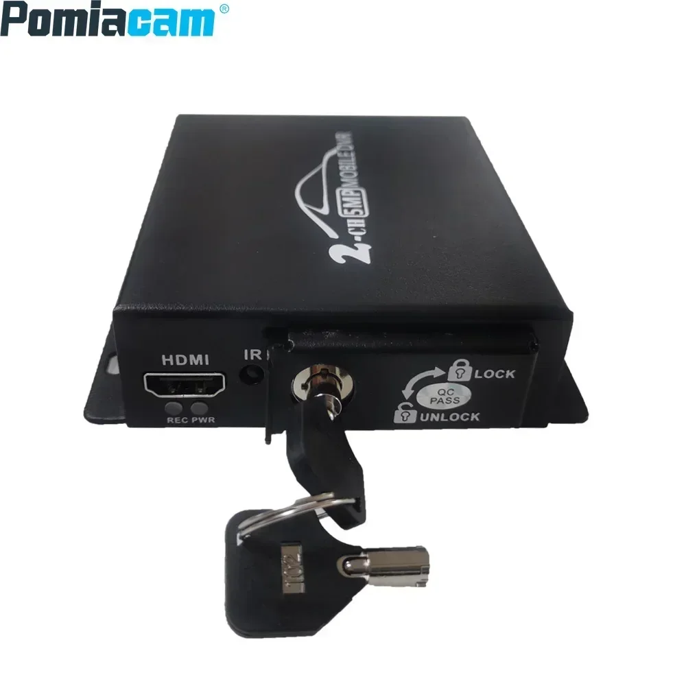2ch DVR for 1080P Ahd Camera 960P CVBS Mini 2channel Car Truck Bus DVR ...