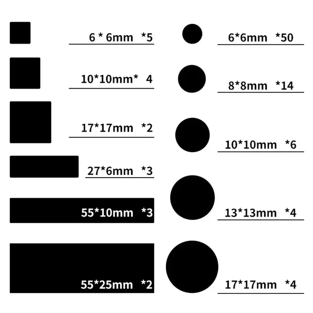 Auto LED Blackout Stickers 50-100% Rate Stickers Dimming Light Blocking Stickers For Electronics Household Electronic Products - Image 4
