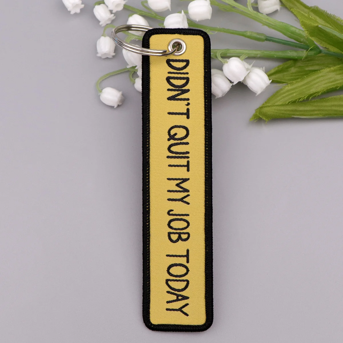 Spanish quotes keychain for motorcycle autism key chain for women men gifts and cars embroidery key tags funny jewelry gift