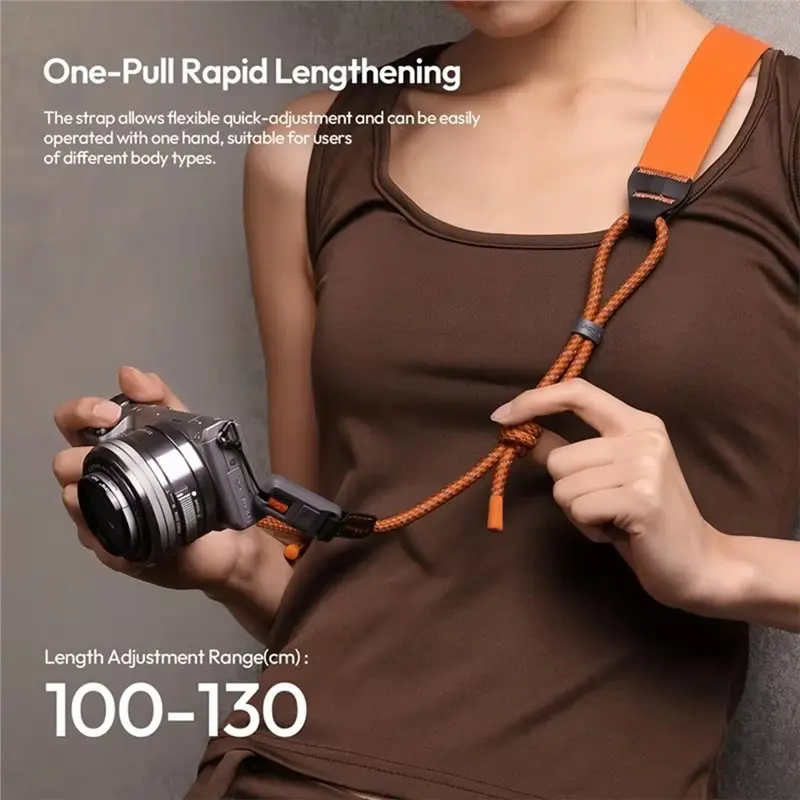 카메라 DSLR CSS2용 커레이티드 컬렉션 사진 액세서리, 카메라 숄더 스트랩용 U-스냅, 퀵 조절 기능이 있는 라이트 넥 스트랩