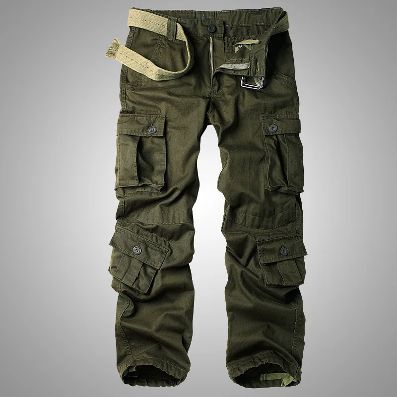 Dark Green Cargo Pants