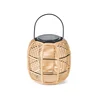 Solar Landscape Lamp 600mAh Imitation Rattan Yard Lantern Waterproof Lighting Ornaments Home Decor for Bedroom Outdoor  Backyard 6