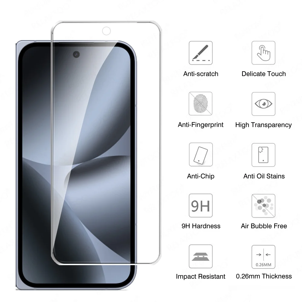 Premium Full Cover Tempered Glass Armor Screen Protector Film (1-4 Pack)