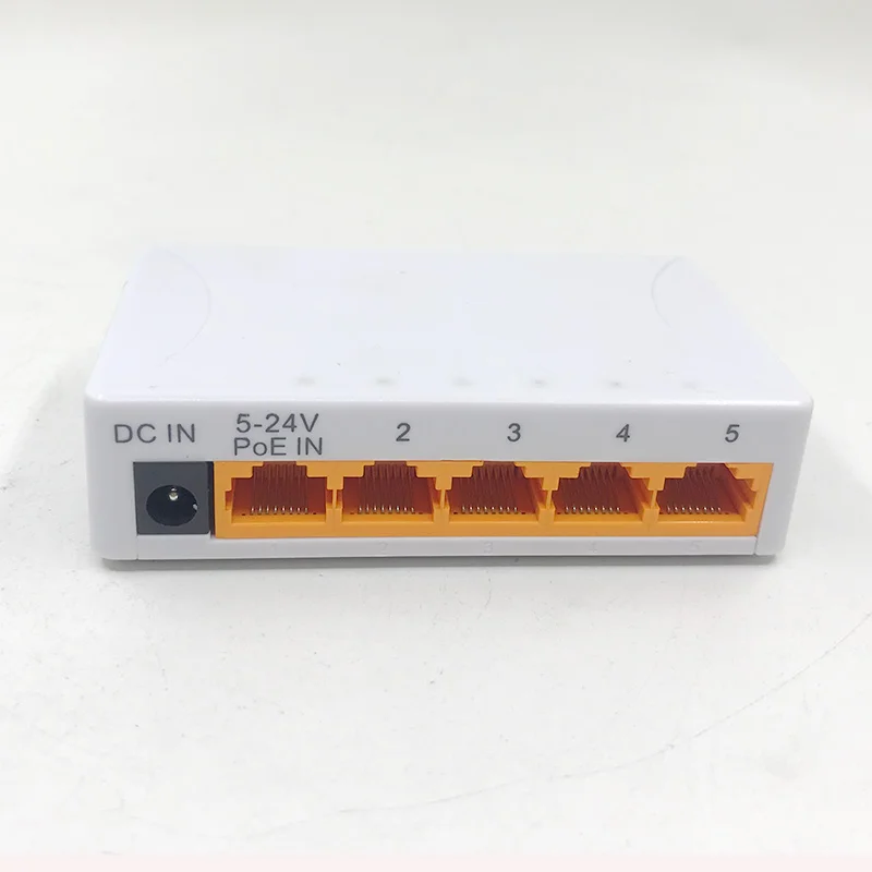 

AT 1PCS 100Mbps 5 Ports Mini Fast Ethernet LAN RJ45 Network Switch Switcher Hub VLAN Support HOT SALE