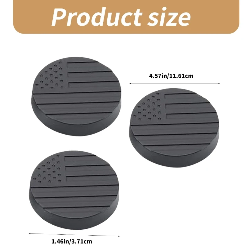 Ensemble de garnitures de trou de serrure Protections décoratives en ABS Installation facile Couvercle de serrure de porte Garniture de trou de serrure anti-poussière_voghion.com